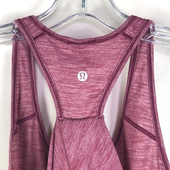 Lululemon Racerback Tank heather burgundy - Picture 2 of 5